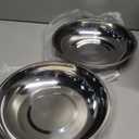 STOBAZA Electronic Scale Tray Stainless Steel Weighing Dish 10.07X10.07X2.08In Food Scale Plate for Jewelry Lab Powder Liquid Accurate Measurement