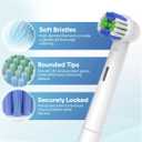 Replacement Toothbrush Heads for Oral-B Braun - 12 Pack Electric Toothbrush Head Refills, Compatible with Pro 500/1000/3000/5000/7000, Vitality, Triumph