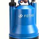FOTING Sump Pump,1/4HP 1676GPH Portable Submersible Water Pump for Clean&Dirty Water Removal, Thermoplastic Electric Utility Pump for Pool Draining Hot Tub Garden Basement