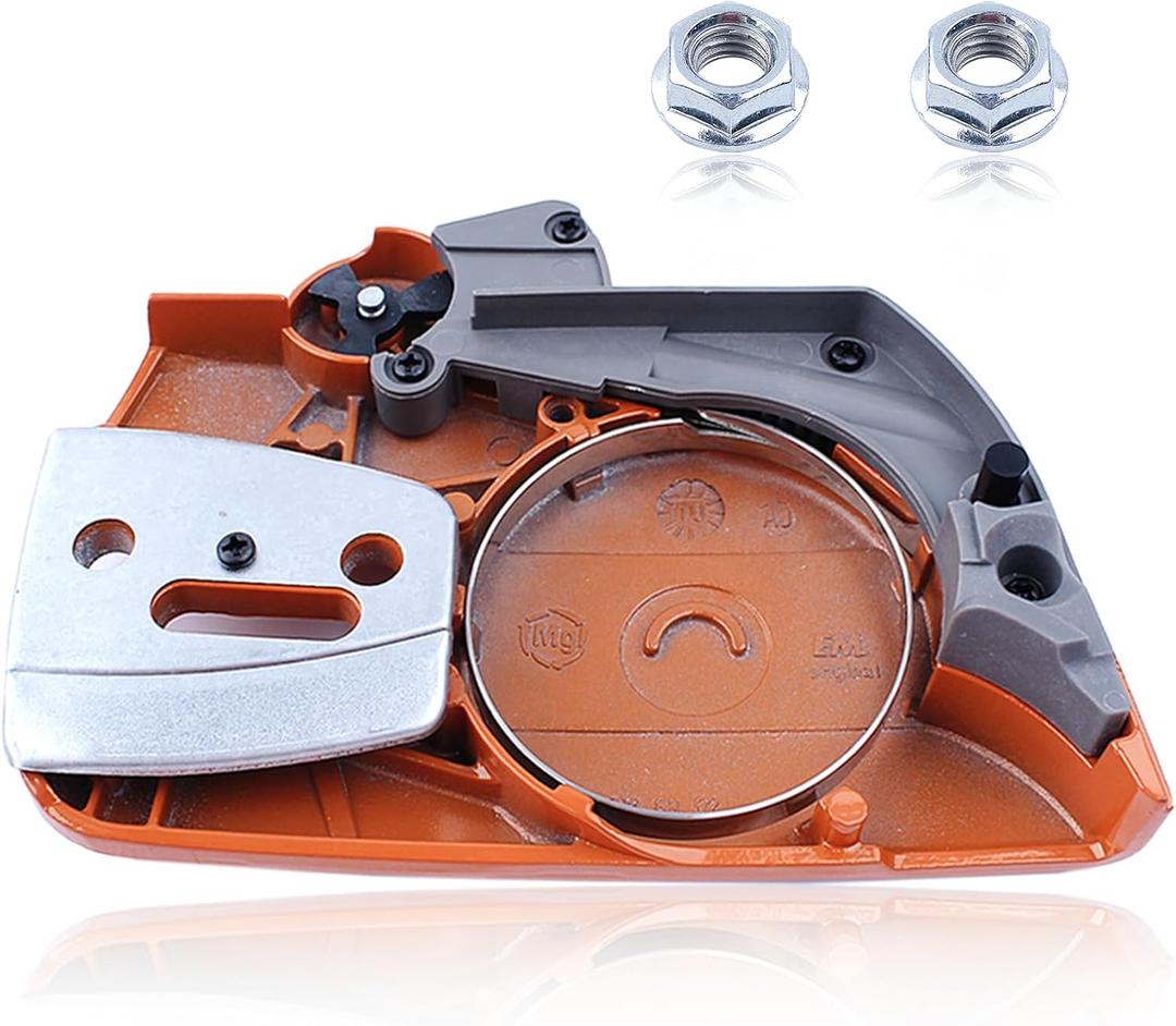 Adefol 537107803 Clutch Cover Assembly340 Chain Brake Cover Assy for Husqvarna 340 340E 345 345E 346XP 350 351 353 357 357XP 359 Chainsaw Replace 537107801, 537 10 78-03