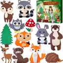 XIPEGPA Sewing Kit Woodland Animal Craft Kit DIY Sewing Felt Craft Kit for Beginners Educational Sewing Kit Boys and Girls Art Craft Kits