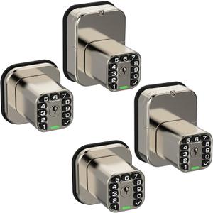 Richelock IU52 Double-Sided Keypad Door Lock, All-Weather, Fully Waterproof Keyless Entry with Dual-Sided Programmable Codes, Same Key Both Sides for Outdoor, Indoor, Gate & Fence
