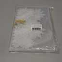 Christmas Ornaments Snowflake Decorations Christmas Tree Indoor Outdoor Decoration 36 Pcs Plastic Glitter Silver Snowflake Ornaments Set Hanging Winter Wonderland Holiday Party Decorations