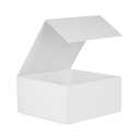 White Thin Foldable Storage Boxes – Small & Large Set Lightweight Foldable Boxes With A Clean White Design. Ideal For Storage, Organization, Or Gifting, Small 13 × 9.5 In, Large 16 × 12 In