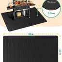 TAOMAND 48 x 30 inches Under Grill Mats for Outdoor Grill | Double-Sided Fireproof | Waterproof | Oil-Proof | Easy to Clean | Indoor Fireplace/Fire Pit Mat | Quality BBQ Mat for Deck Patio Lawn