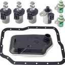 4F27E Transmission Shift Solenoid Filter Kit Replacement for Ford Focus Transit Connect 2000-2013 for Mazda 3 5 6 Protege 1999-2010, Replace XS4Z7A098AB FN01-21-500