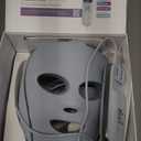 Shark CryoGlow LED Face Mask with Under-Eye Cooling, Anti-Ageing & Blemish Repair, Red & Blue LED, Infrared Light Therapy, USB-C, Remote Control, Storage Bag, Blue Frost, FW312