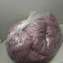 CLOTHKNOW Pale Mauve Comforter Set Full Size Dusty Purple Bedding Comforter Sets Soft Women Girls Comforter with 2 x Pillow Cases