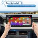 Coleya 2025 Maverick Screen Protector for Ford Maverick (XL/XLT/Lobo/Lariat/Tremor) 13.2-inch LCD Touchscreen, 9H Tempered Glass 2025 Maverick SYNC4 Accessories HD Transparent/Anti-Fingerprint 13.2"