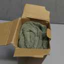 Kevin Textile Waterproof Decorative Pillow Covers Olive Green 22x22 Inch Pack of 2 Soft Boucle Textured Euro Pillowcases Elegant Accent Pillows for Couch Sofa Chair Bed Home Decor Indoor Outdoor