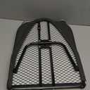 Metal Mesh Panel Tabletop Ironing Board | Foldable Iron Board | Heavy Duty Small Iron Board with Heat Resistant Cover and 100% Cotton 8mm Thicken Pad | 31.5"x11.8"x6.2" (Black/Grey)