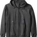 Pickleball Distressed Retro Black Edition Zip Hoodie, Small