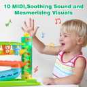 Musical Toys for 1 Year Old Boy, 1st First Birthday Boy Gifts, Bilingual Learning Toys with Music Light, Toddlers Toy 1-2 Yr, Gifts Presents for 1 + Year Old Boy Girl