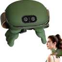 Heated Massager 2025, Portable Simulated Human Hand Design Neck and Back Massager, 4D Kneading Massage for Pain Relief Deep Tissue, Rechargeable Shoulder & Cervical Massage