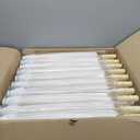 33 Inch White Paper Umbrellas 60 Pack Paper Decorative Chinese Japanese Parasol Umbrella DIY Oiled Painting Umbrellas Crafts for Wedding Bridal Party Decor
