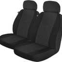 DICKIES 3003417LD, Morrisey Black 2-Piece Seat Cover Set