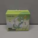 Kids Headphones, Wired Headphones for Kids Over Ear with Microphone, 85/94dB Volume Limiter Headphone for Girls Boys, Foldable Headphone for Learning & Entertainment, Gradient Red