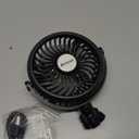 AMACOOL Battery Operated Stroller Fan, Baby Travel Essentials for Beach Disney, Newborn Boy & Girl Showers Gifts Registry Search, Rechargeable Clip On Fan for Car Seat Wagon Crib Bike Treadmill