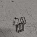 CooBigo 4 Pack 1-1/2 Inch Metal Adjustable Slide Buckles Tri-Glide Adjuster Suspender Strap Slider for Purse Bag Hardware Making Supplies Belt Backpack replacement Keeper(Silver)