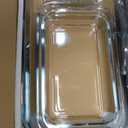 8-Piece Deep Glass Baking Dish Set with Plastic lids,Rectangular Glass Bakeware Set with Lids, Baking Pans for Lasagna, Leftovers, Cooking, Kitchen, Freezer-to-Oven and Dishwasher, Gray