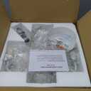 LaLuLa White and Gold Chandelier French Country Chandelier Lighting Mini Acrylic Crystal Chandelier 4 Light Modern Chandelier Lighting for Bedroom