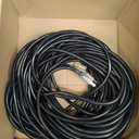 100FT Split Wire Loom Tubing, 3/4 Inch Wire Protector Tubing, Automotive Wire Flexible Conduit Cord Covers with 20 Cable Ties for Automotive Marine RV Agriculture Electrical Cable Protection