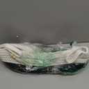 Mkono Small Storage Basket for Toilet Tank Top Boho Bathroom Decor Woven Rope Toilet Paper Tray Organizer for Shelf Bedroom Living Room, Black and White, 1 Pack, 13" L x 6" W