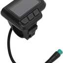 EN06 LCD Display Meter with 5 Pin Interface, 24V 36V 48V Speed Display for Electric Bikes Electric Scooters Mountain Bikes