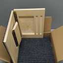 TNELTUEB 4 Pack Upgraded Dog Ramps for Stairs, Adjustable Stair ramp for Dogs,Portable Dog Stairs with Mat for Small Dogs and Cats, Non-Slip Pet Steps for Elderly or Injured Pets