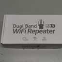 12880 Sq.Ft Range WiFi Extender Signal Booster Dual Band 5GHz/2.4GHz, 105-Device Compatibility, Simple Installation, WiFi Extender