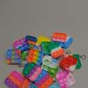 Pop Fidget Toys Bulk Its Party Favors for Kids 4-8 8-12 30 Pack Mini Pop Keychain It Valentines Day Gifts for Kids Small Fidgets for Classroom Prizes Student Gifts Birthday Goodie Bag Stuffers Fillers