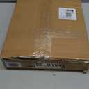 JUSTOGO Small Round Side Table, 3-Tier End Table for Living Room, Vintage Nightstand for Small Spaces Sofa Couch Corner Bedside Bedroom, S-Shaped Wood Accent Table Metal Coffee Table, Black