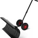 Snow Shovel with Wheels, 61.81 x 36.22 x 22.05 inches