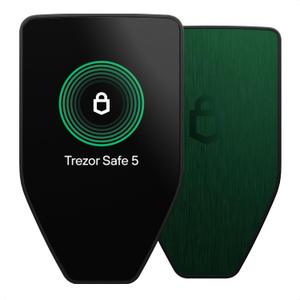 Trezor Safe 5 - Crypto Hardware Wallet with Secure Element & Passphrase, Color Touchscreen and Haptic Feedback, Protect your Bitcoin and Digital Assets (Green Beryl) Trezor Safe 5 - Crypto Hardware Wallet with Secure Element & Passphrase, Color Touchscreen and Haptic Feedback, Protect your Bitcoin and Digital Assets (Green Beryl)