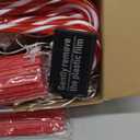 Solar Lights Outdoor Christmas Decorations: 24 Pack 144 LEDs 10 Modes Candy Cane Solar Powered Christmas Lights - 2025 Upgrade Waterproof Outside Holiday Decor for Yard Pathway Garden Porch Lawn