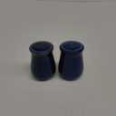Hasense Ceramic Salt and Pepper Shakers,Navy Farmhouse Salt Shaker set of 2, Vintage Spice Shaker for Compact Cooking,Travel,BBQ, Kitchen and Resturant Decor