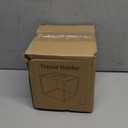 FEMELI Tissue Box Cover,Square Acrylic Tissues Paper Holder for Bathroom Bedroom Office,White