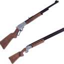 2PCS Miniature Rifle Gun Miniature Sniper Gun 1/12 Dollhouse Decoration Accessories