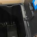 SIMPLI-MAGIC 13.2 Gallon (50L) Step Trash Can  Kitchen Garbage Can with Slow-Close Lid  Odor Control, Hands-Free, Easy to Clean, Brushed Stainless Steel (Large, Black Gun Metal)