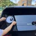 Noonnoon Reflective Sticker Warning Safety Eyes for Cars, Trucks, Heavy Vehicle, Trailer Made in South Korea (White Medium)