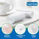 2.6 Gallon Clear trash can liners 300 counts,Small trash bags garbage Bags, Extra Strong 2.6 Gal garbage Bags, Fit 10 liters trash Bin, bathroom trash can liners for Home Office bedroom(clear 300)