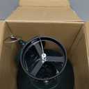 Squirrel Proof Bird Feeder - 360 Feeding Perch Tray for Outdoor Hanging Wild Bird Seeds, Dark Green.