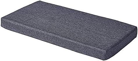 SAMTY Bench Seat Memory Foam Chair Pads Non-Slip Rubber Back Indoor Swing/Settee Cushion 34 x 16 inch