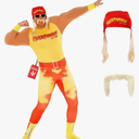 Morph Hulk Hogan Costume, Hulk Hogan Costume Adult, WWE Hulk Hogan Costume, XXL