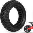 10x3 255x80 60/65-6 Off Road Solid Tire, Fit fot Joyor S10-S/ Y7-S Kugookirin G3PRO/ M4Pro Yume Y10/ D4+ Electric Scooter, Wear resistant, puncture resistant Tubeless Tire