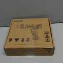 Heat Gun, Heavy Duty Hot Air Gun Kit Dual Temperature Settings 572~932 (300-500), Overload Protection with 4 Nozzles for Crafts, Shrink Wrapping/Tubing, Paint Removing, Epoxy Resin (Green)