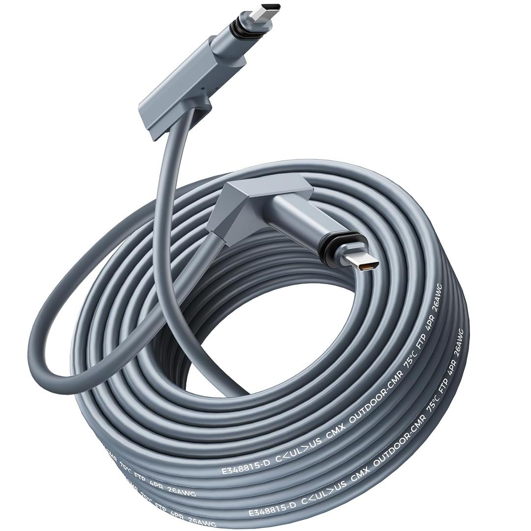 Starlink Gen 2 Cable 50FT, Waterproof Replacement Cable for Starlink Gen 2Standard Kit, Fast & Stable Starlink Ethernet Cord V2