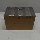 Industrial Vintage Wall Sconce Lighting, Milky White Glass Globe Shade with Long Arm Antique Brass Wall Light, Indoor Up and Down Wall Mounted Lamp for Bedroom Kitchen Bathroom