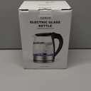 AZEUS Fast Boil Electric Water Kettle, 1.8L Large Capacity with Auto Shut-Off and Boil-Dry Protection, BPA-Free Borosilicate Glass &Stainless Steel (1.9 Quarts)