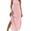 ANRABESS Women Maxi Dress Summer Casual Loose Sleeveless Sundress Coverup Beach Eyelet Dresses 2026 Vacation Travel Outfits Medium